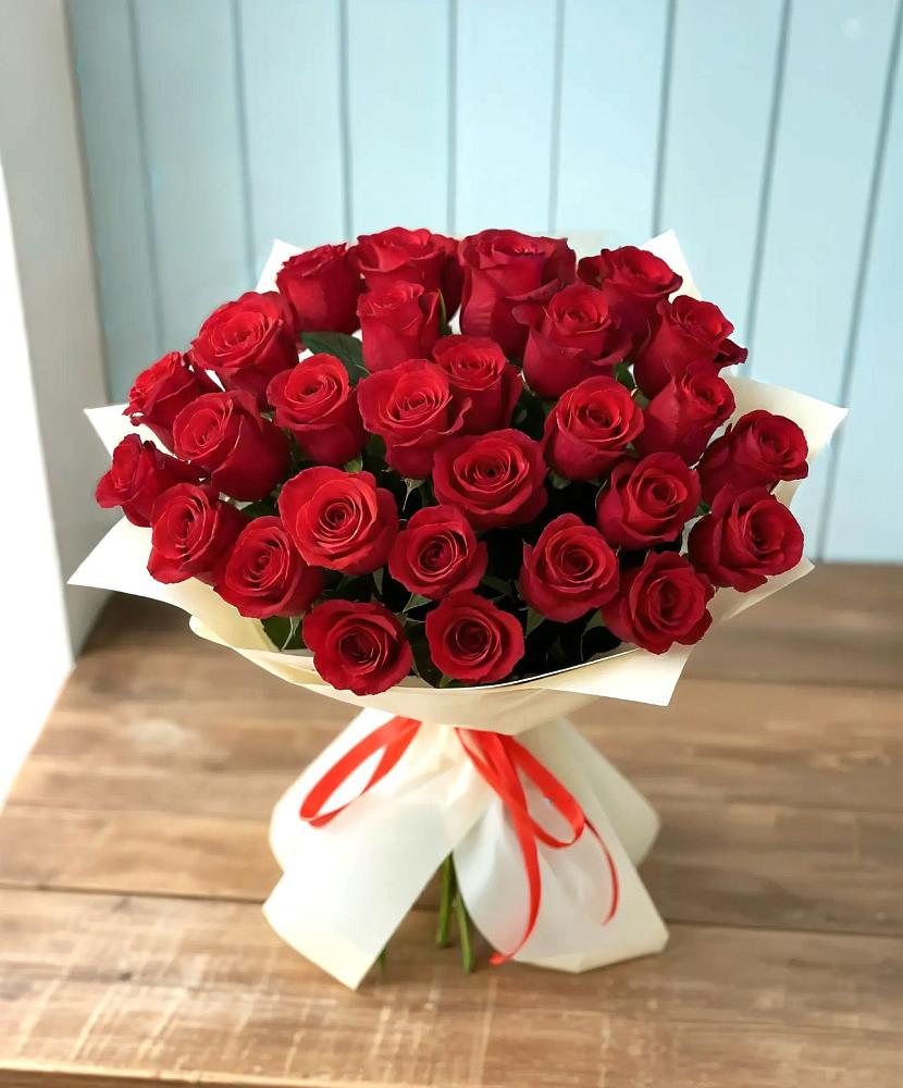 Букет 29 Красных роз в Челно-Вершины