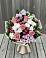 Букет цветов из: Альстромерии, Гвоздики, Розы и Хризантемы в Челно-Вершины