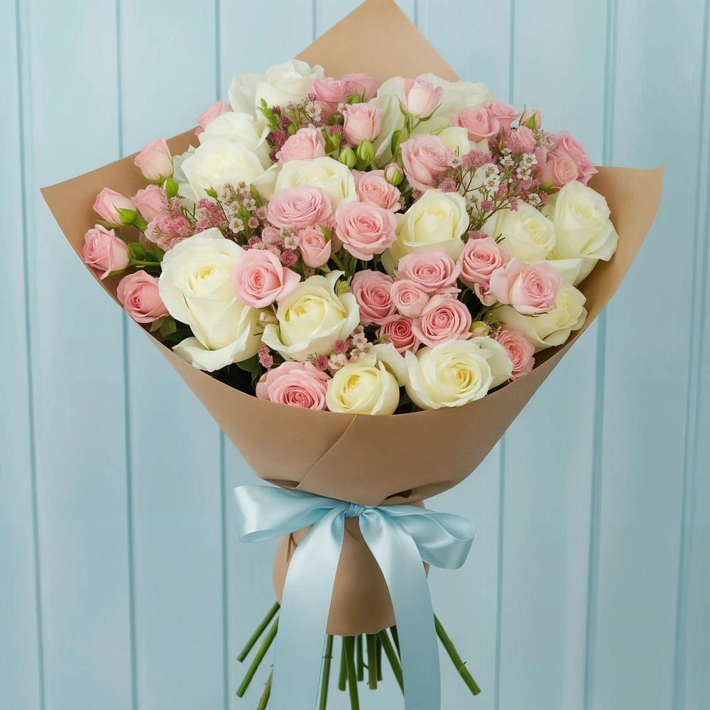 Букет цветов из: Розы в Челно-Вершины