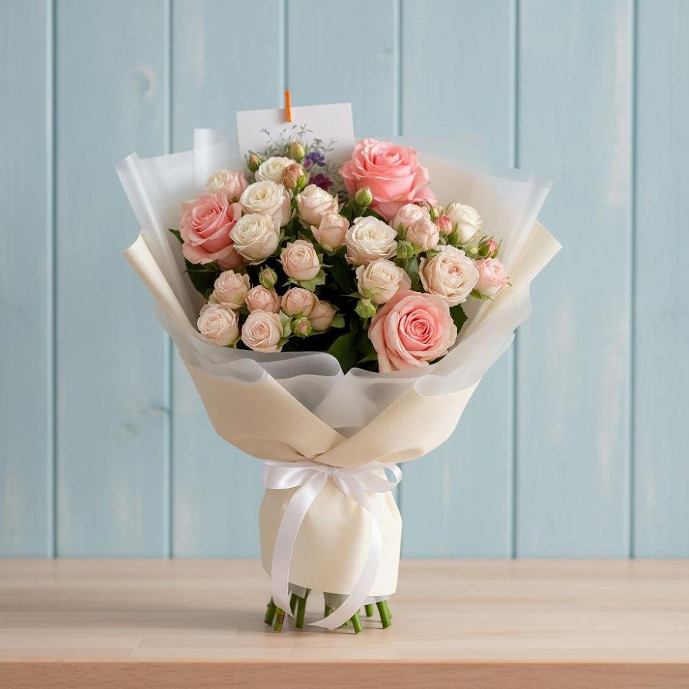 Букет цветов из: Розы в Челно-Вершины