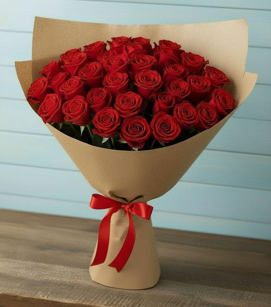 Букет Красные розы Милано в Челно-Вершины