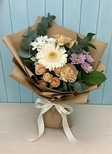 Букет цветов из:  Герберы и Хризантемы в Челно-Вершины