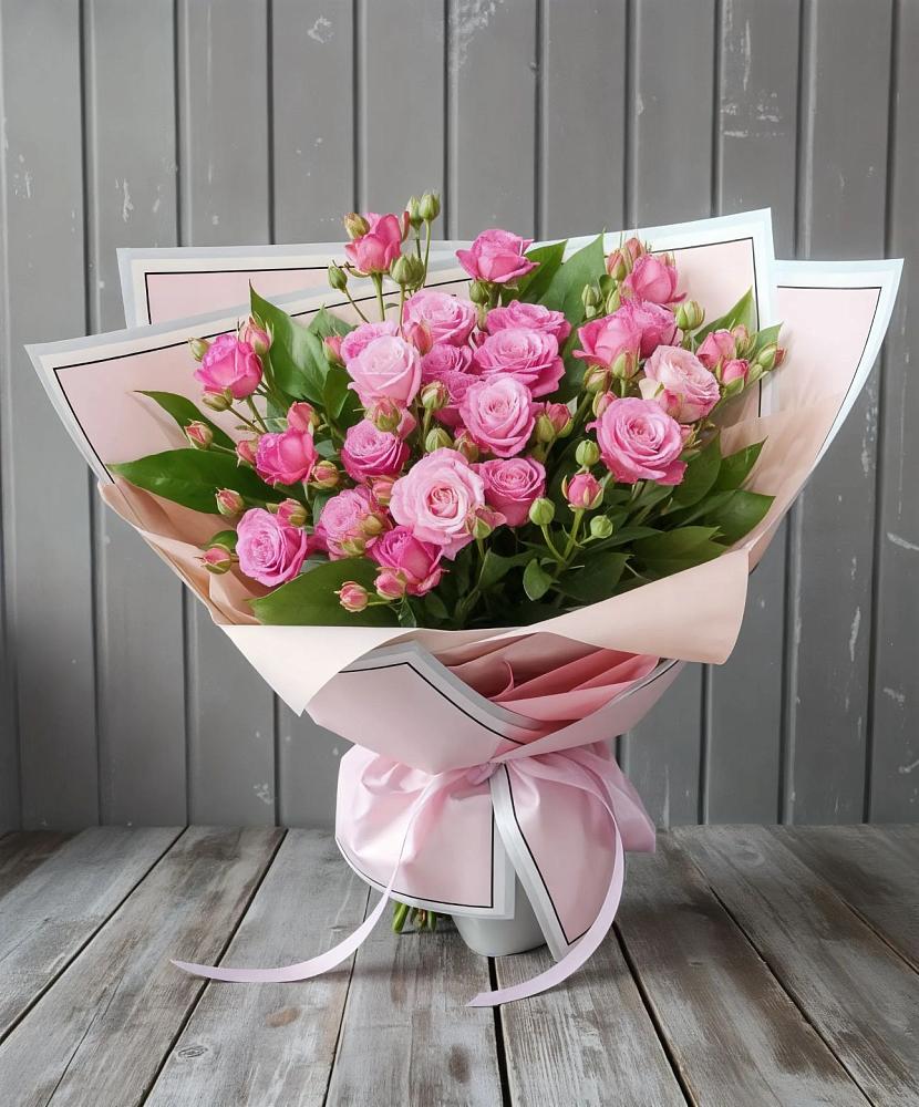 Букет Розовый кустик в Челно-Вершины