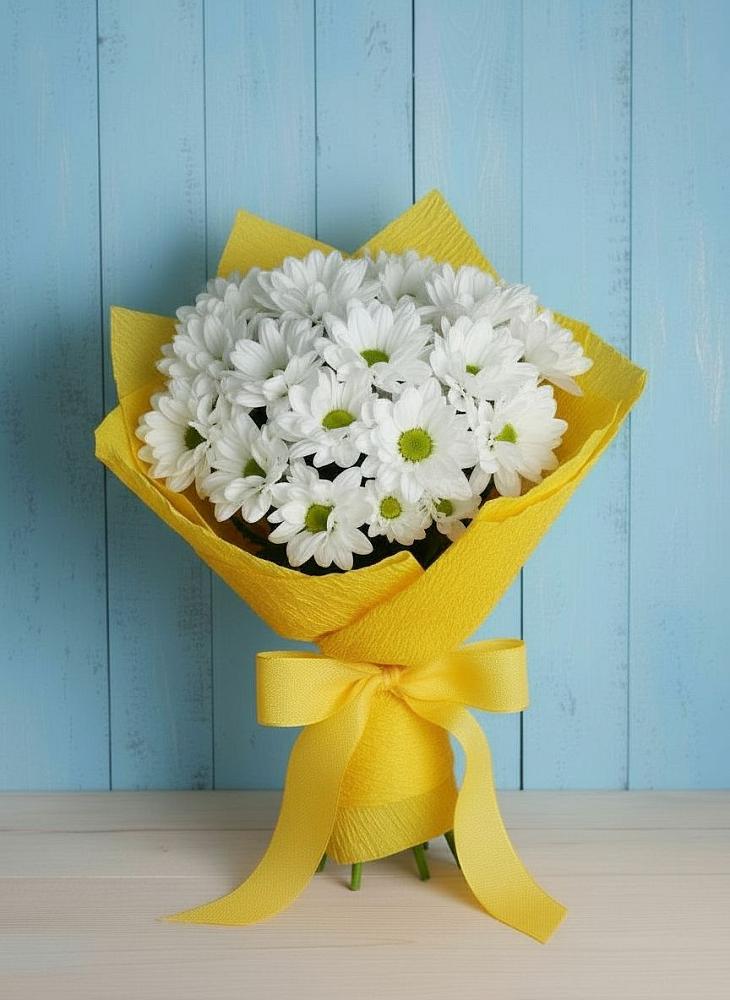 Букет цветов из: Хризантемы в Челно-Вершины