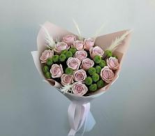 Букет цветов из:  Розы и Хризантемы #REPLACE_PRED# Челно-Вершины