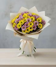 Букет цветов из:  Хризантемы в Челно-Вершины