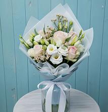 Букет цветов из:  Розы и Лизиантусы в Челно-Вершины