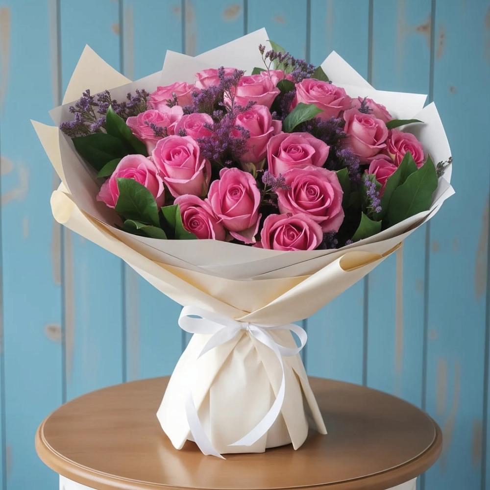 Букет цветов из: Розы в Челно-Вершины