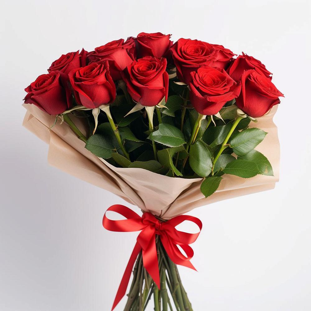 Букет 11 Красных роз Эдлесс Лав в Челно-Вершины
