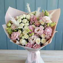 Букет цветов из:  Альстромерии и Розы в Челно-Вершины