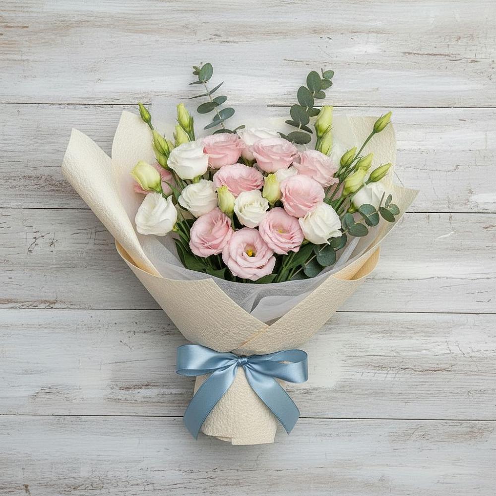 Букет цветов из: Лизиантусы в Челно-Вершины